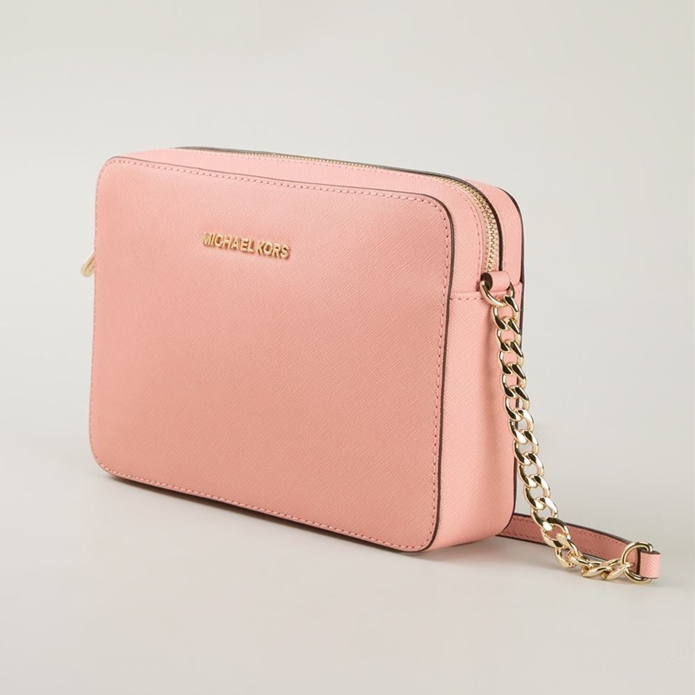 Michael Kors Jet Crossbody Bag Pink